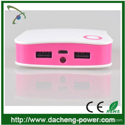 Sandwich shaped portable charger power bank 7800mah with perfect design